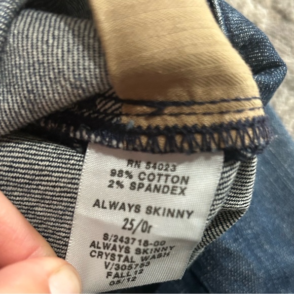 Gap Always skinny jeans size 25/0r - Picture 4 of 4